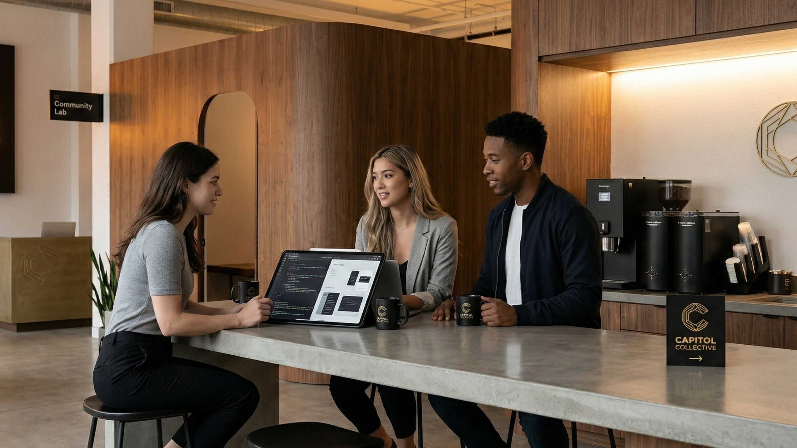 Capitol Collective coworking space branding and web design