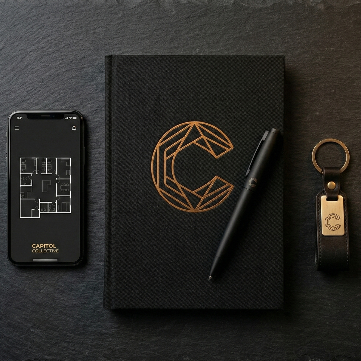 Alexandria Virginia Co Working Spaces Brand identity design portfolio