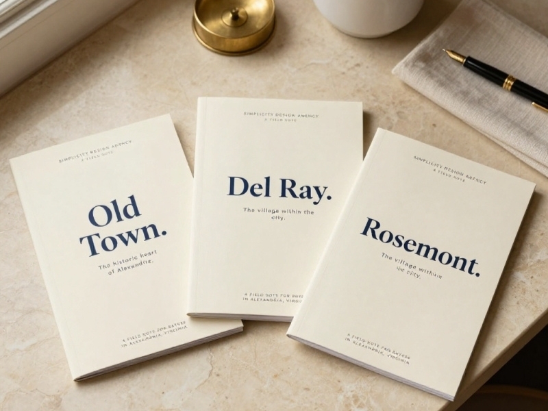 Graphic design Alexandria VA print collateral and visual brand assets