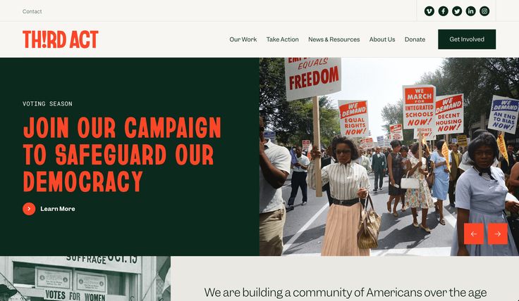Non-Profit Website design project in Alexandria Virginia
